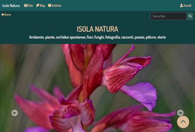 isola natura website